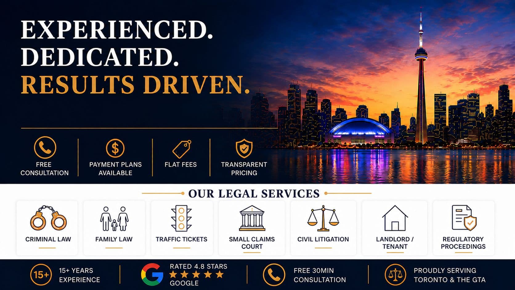 Legal Solutions Law Firm — Experienced. Dedicated. Results Driven. Toronto Criminal, Family and Traffic Lawyers.